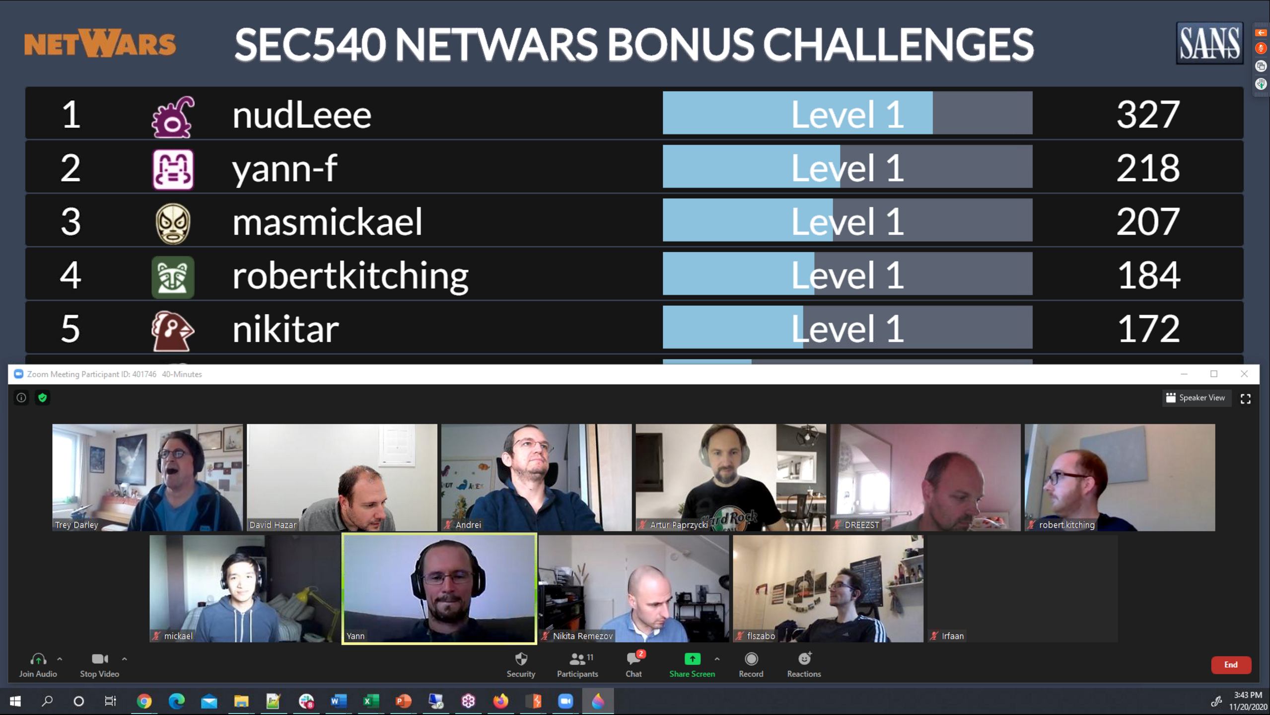 SEC540-NetWars-Scoreboard