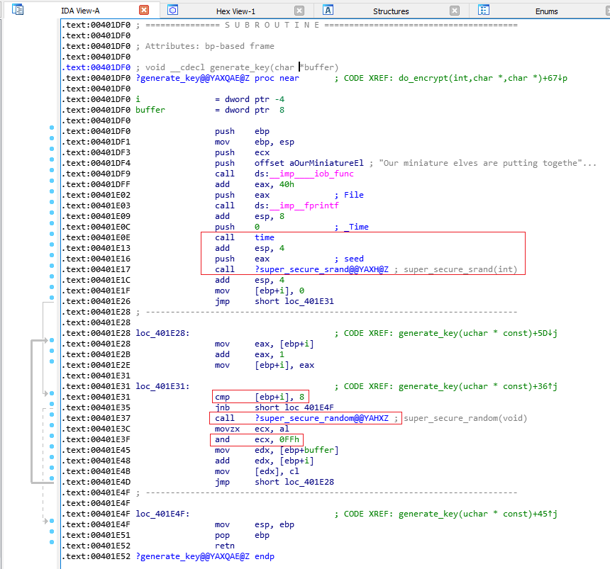 Generate_Key IDA PDB
