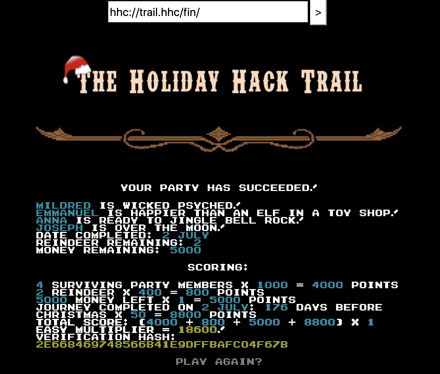 Holiday Hack Trail