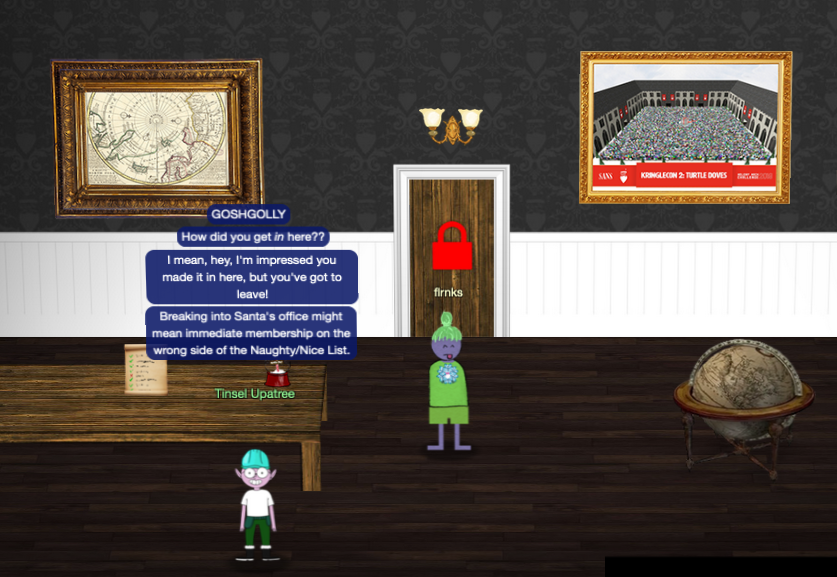 Selfie In Santa&rsquo;s Office